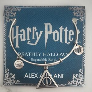 Alex and Ani Silver Deathly Hallows Charm Bracelet